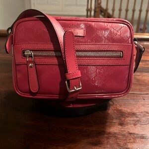 GUCCI Canvas & Leather GG Imprimie Crossbody